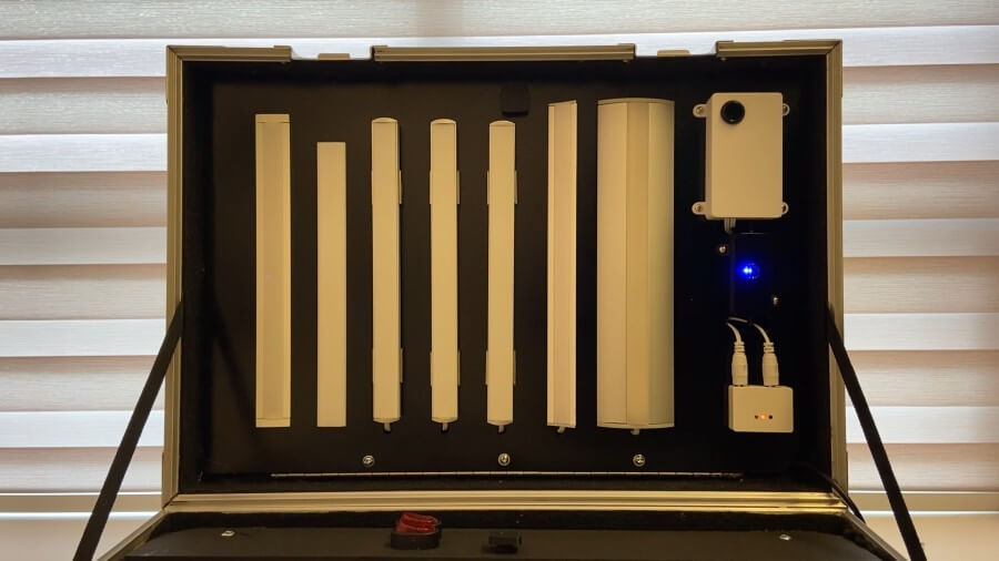 under-cabinet lighting set by Diana Lighting