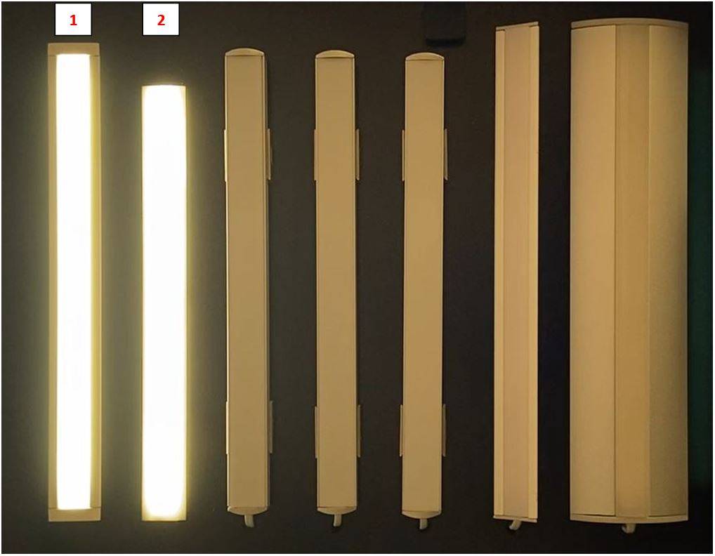 Under-cabinet LED lighting models from Diana Lighting
