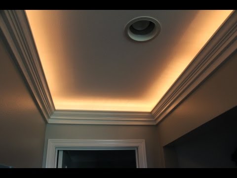 Hotel corridor with warm indirect cove illumination
