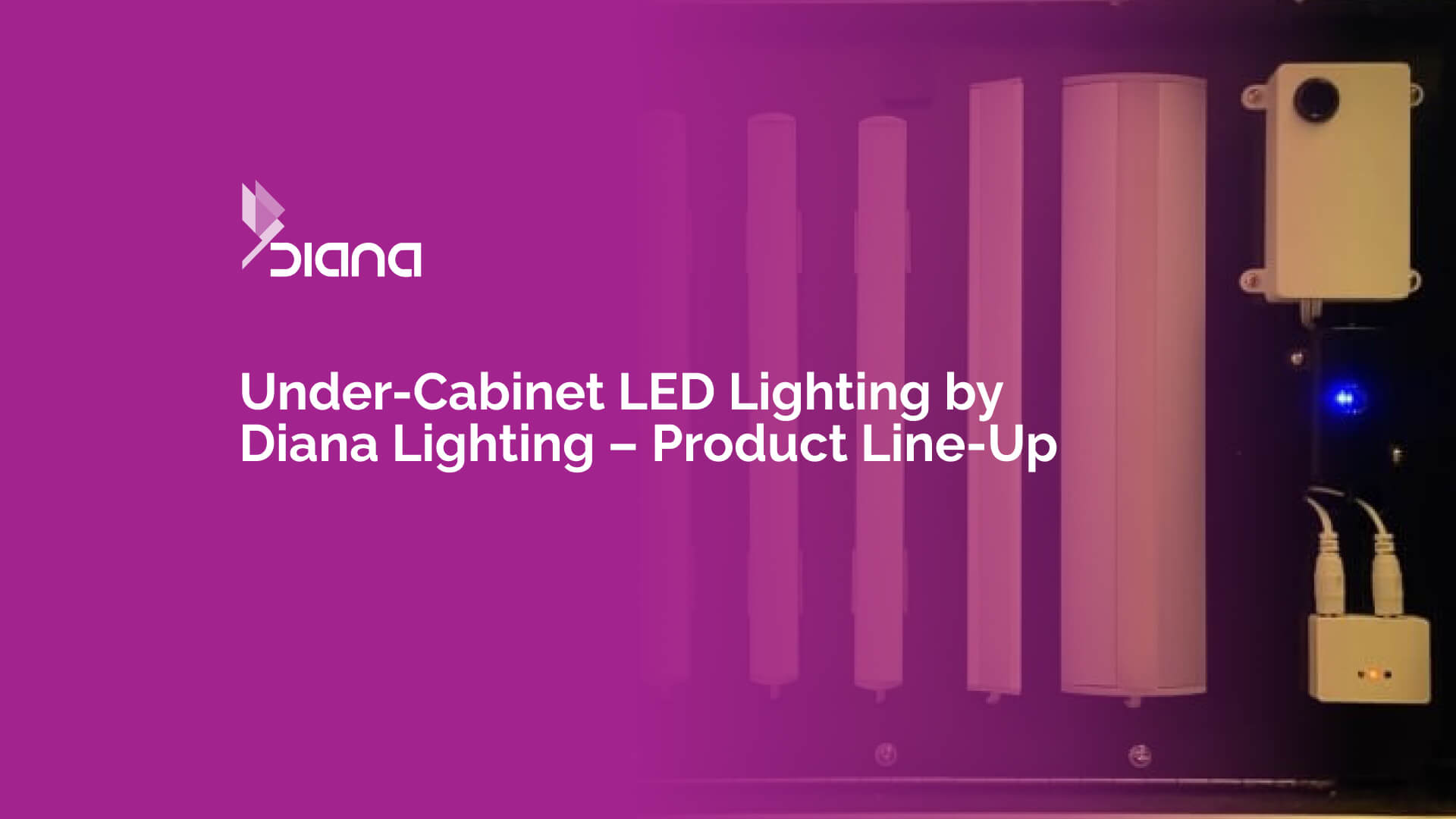 Under-cabinet LED product close-up